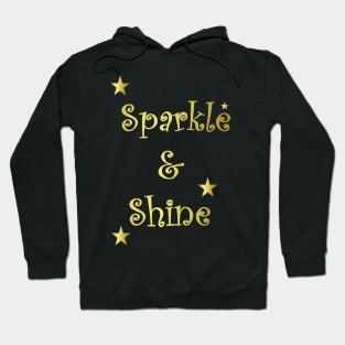 Sparkle And Shine Gold Hoodie